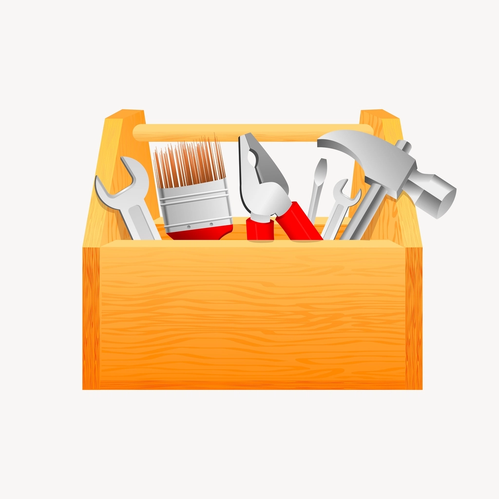 Tool box clipart, object illustration